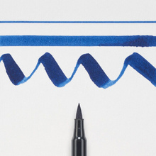 Маркер акварельный "Koi Color Brush", темно-синий