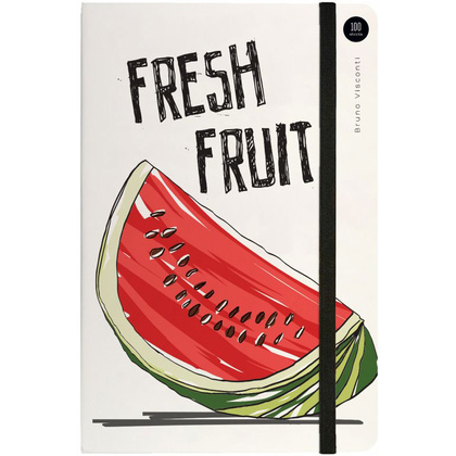Блокнот "Megapolis Journal. Fresh & Fruity", A5, 100 листов, клетка, белый