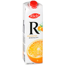 Сок "Rich", 1 л, апельсин
