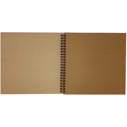 Скетчбук "Kraft", 29.5x29.5 см, 140 г/м2, 40 листов, оранжевый - 3