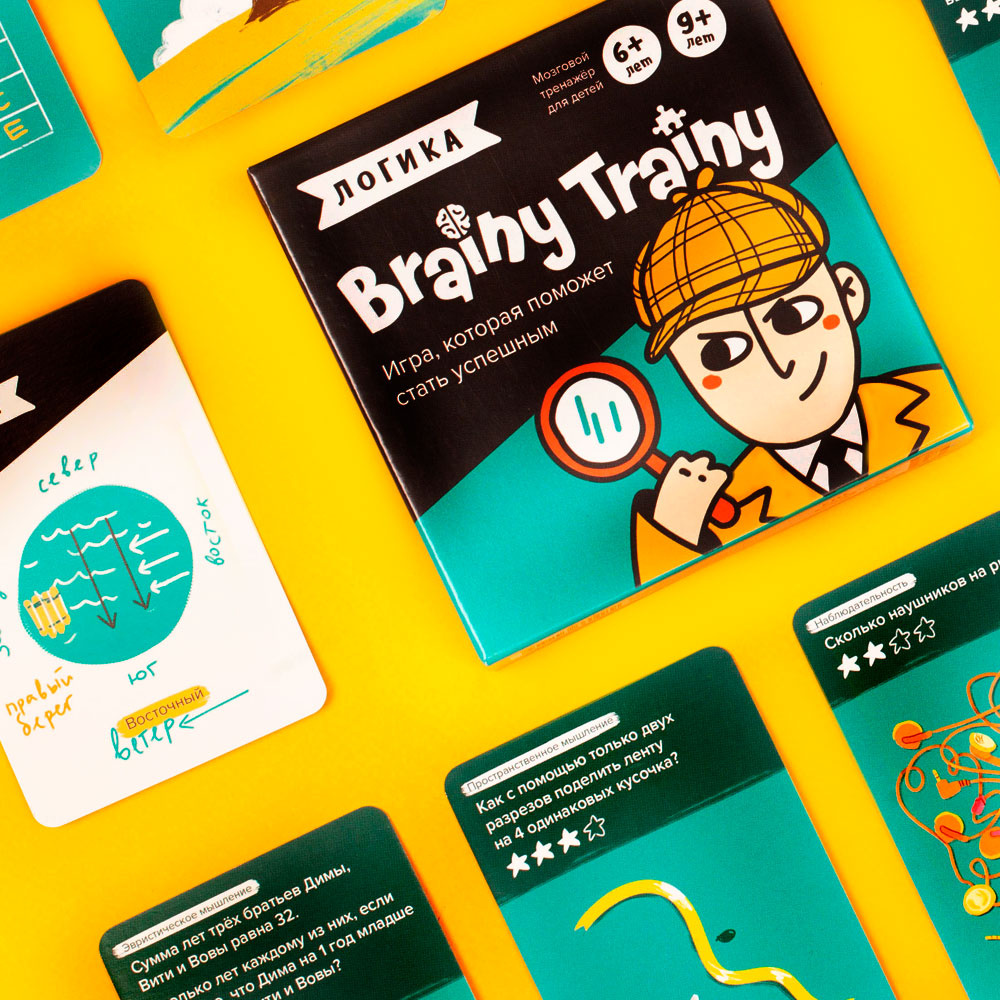 Игра настольная Brainy Trainy "Логика" - 3