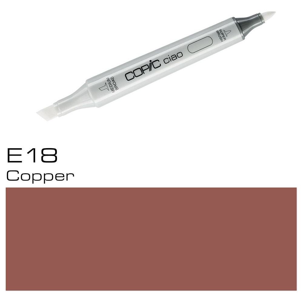 Маркер перманентный "Copic ciao", E-18 медь