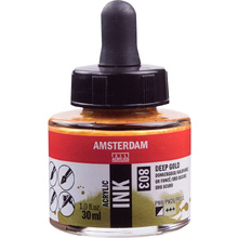 Жидкий акрил "Amsterdam", 803 темное золото, 30 мл