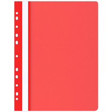 Папка-скоросшиватель с перфорацией "Office Product", А4, красный