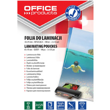 Пленка для ламинирования "Office Products", 65x95 мм, 125 мкм, 100 шт.