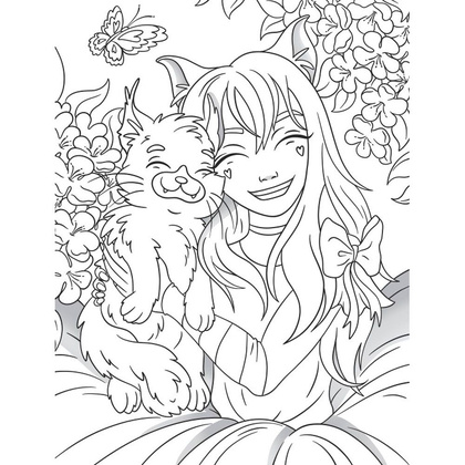 Раскраска "Kawaii" - 3
