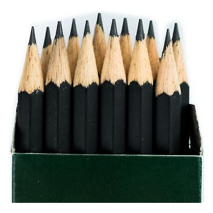 Карандаш простой "Faber-Castell 1111", HB, без ластика, черный - 2
