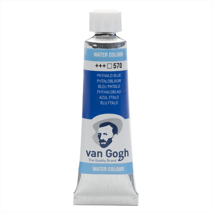 Краски акварельные "Van Gogh", 570 голубая ФЦ, 10 мл, туба