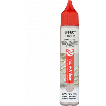 Контур декоративный "EFFECT LINER", 28 мл, 8527 серый жемчужный