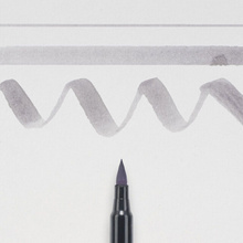 Маркер акварельный "Koi Color Brush", теплый светло-серый