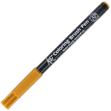Маркер акварельный "Koi Color Brush", темно-коричневый