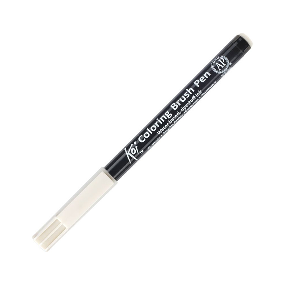 Маркер акварельный "Koi Color Brush", холодный светло-серый