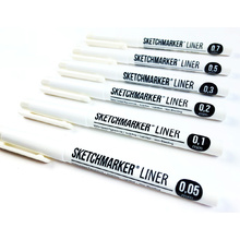Ручка капиллярная "Sketchmarker", 0.1 мм, черный