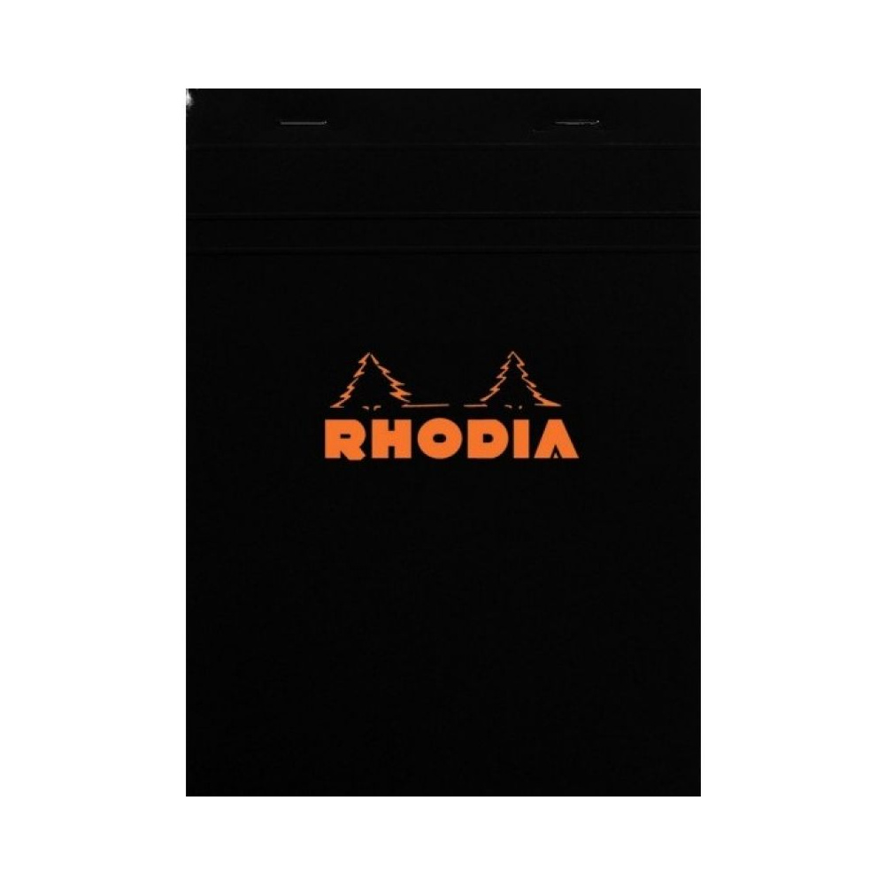 Блокнот "Rhodia", A5, 80 листов, клетка, черный