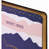 Ежедневник недатированный "Women's World", А5, 136 страниц, синий - 4
