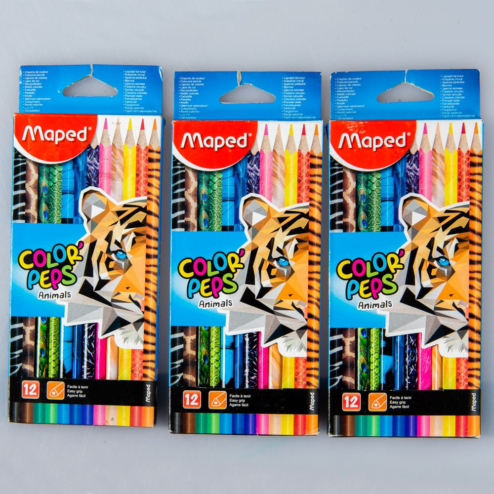Цветные карандаши "Color' Peps Animal", 12 цветов, -30% - 2