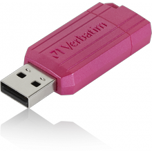 Карта памяти USB Flash 2.0 32 Gb "Pin Stripe" пласт., розовый
