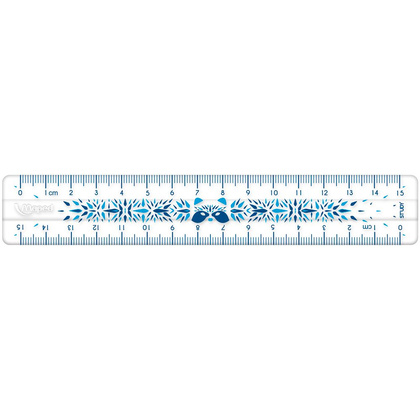 Линейка Maped "Unbreakable Fancy", 15 см, ассорти