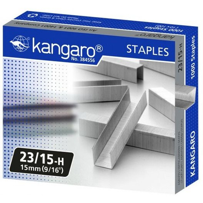 Скобы "Kangaro", 23/15, 1000 шт, металлик - 5