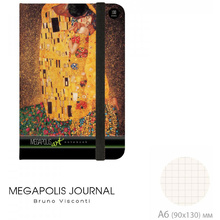 Блокнот "Megapolis Journal. Искусство", A6, 100 листов, клетка, ассорти