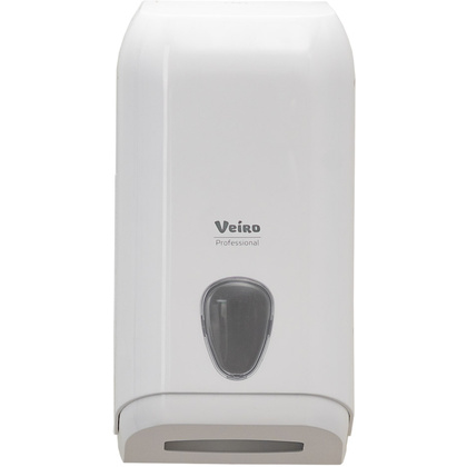 Диспенсер Veiro Professional "L-ONE" для туалетной бумаги листовой, белый - 6