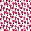 Бумага декоративная в рулоне "Red tulips", 1x0.7 м, 90 г/м2, разноцветный - 2