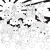 Раскраска "У-И-И-И! Я раскрашиваю KAWAII" - 7