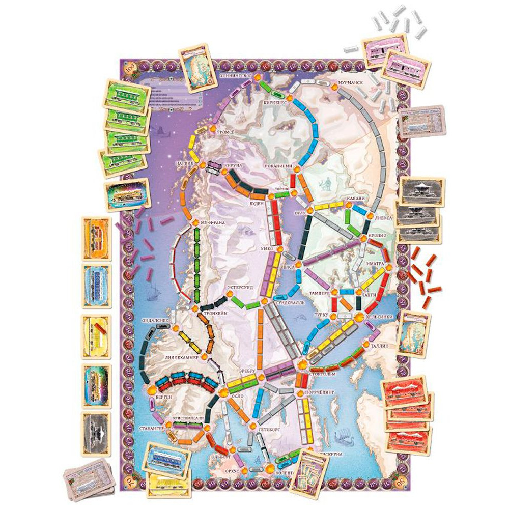 Игра настольная "Ticket to Ride: Северные страны" - 3