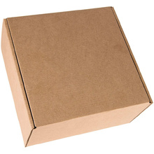 Коробка подарочная "Box", 22x21.5x11 см, крафт