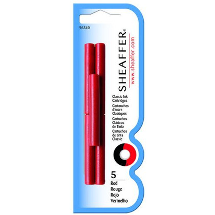 Патрон чернильный "Sheaffer", 38 мм, красный