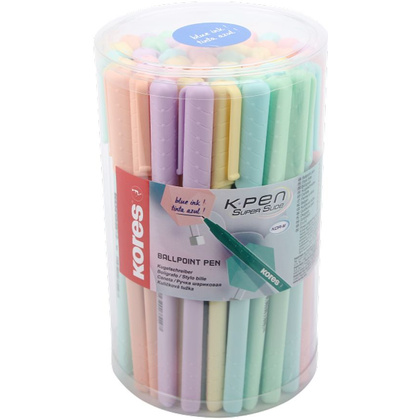 Ручка шариковая "К0 Pastel", 0.7 мм, ассорти, стерж. синий - 3