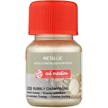 Краска декоративная "METALLIC", 30 мл, 2029 шампанское
