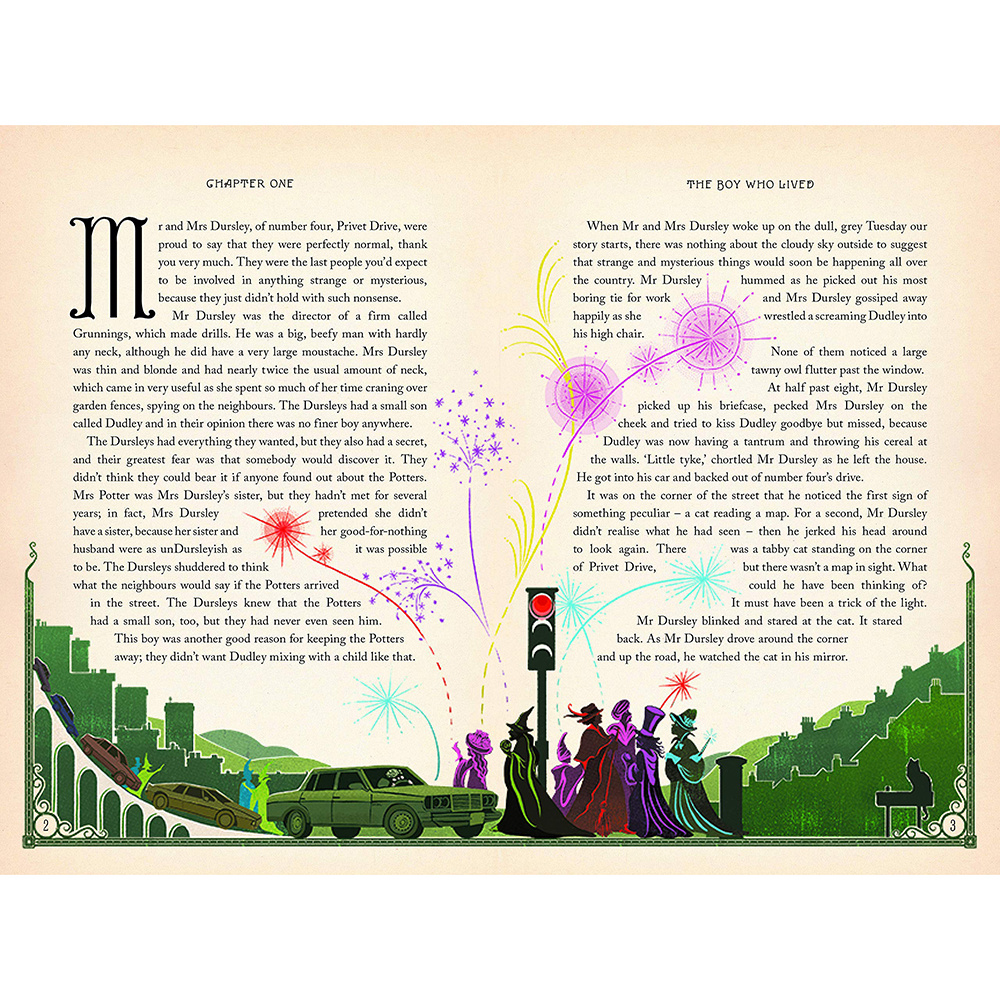 Книга на английском языке "Harry Potter and the Philosopher`s Stone: MinaLima Ed HB", Rowling J.K.  - 2