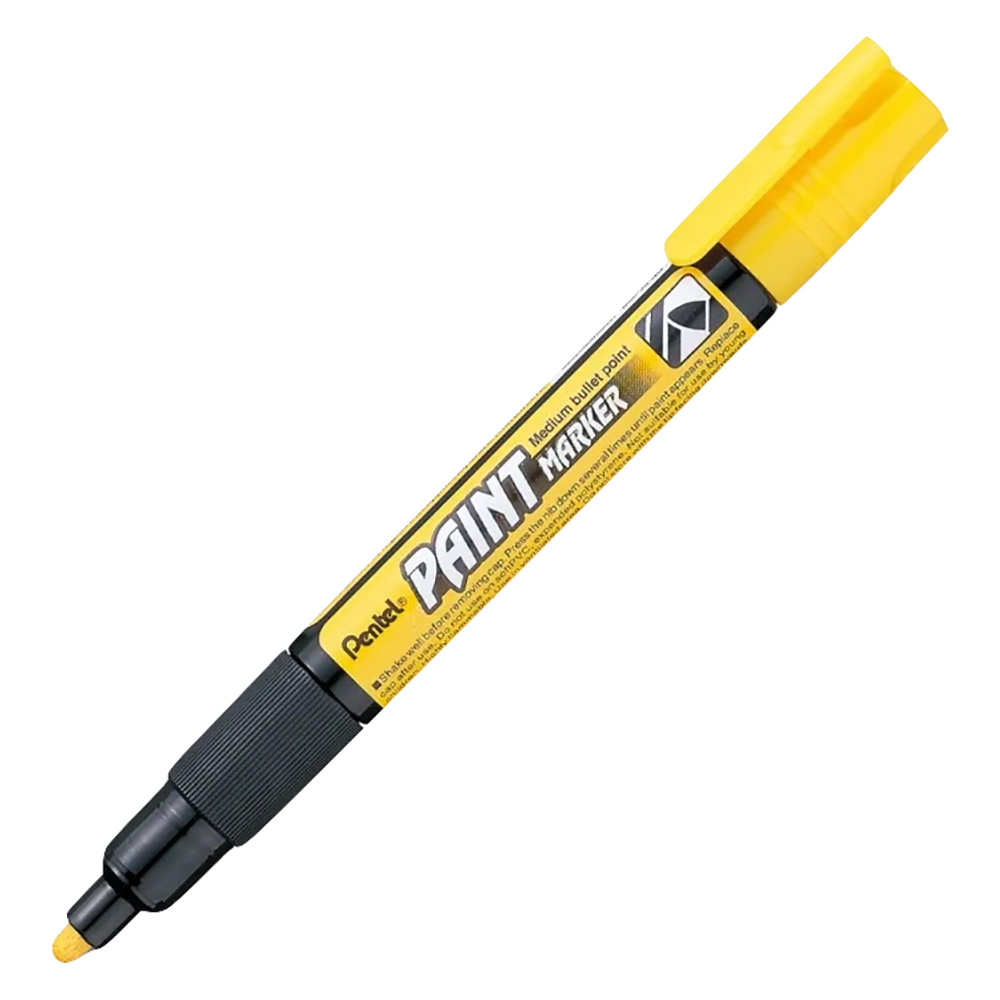 Маркер перманентный "Paint Marker МMР20", желтый