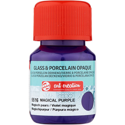 Краски декоративные "GLASS&PORCELAIN OPAQUE", 30 мл, 5516 пурпурный