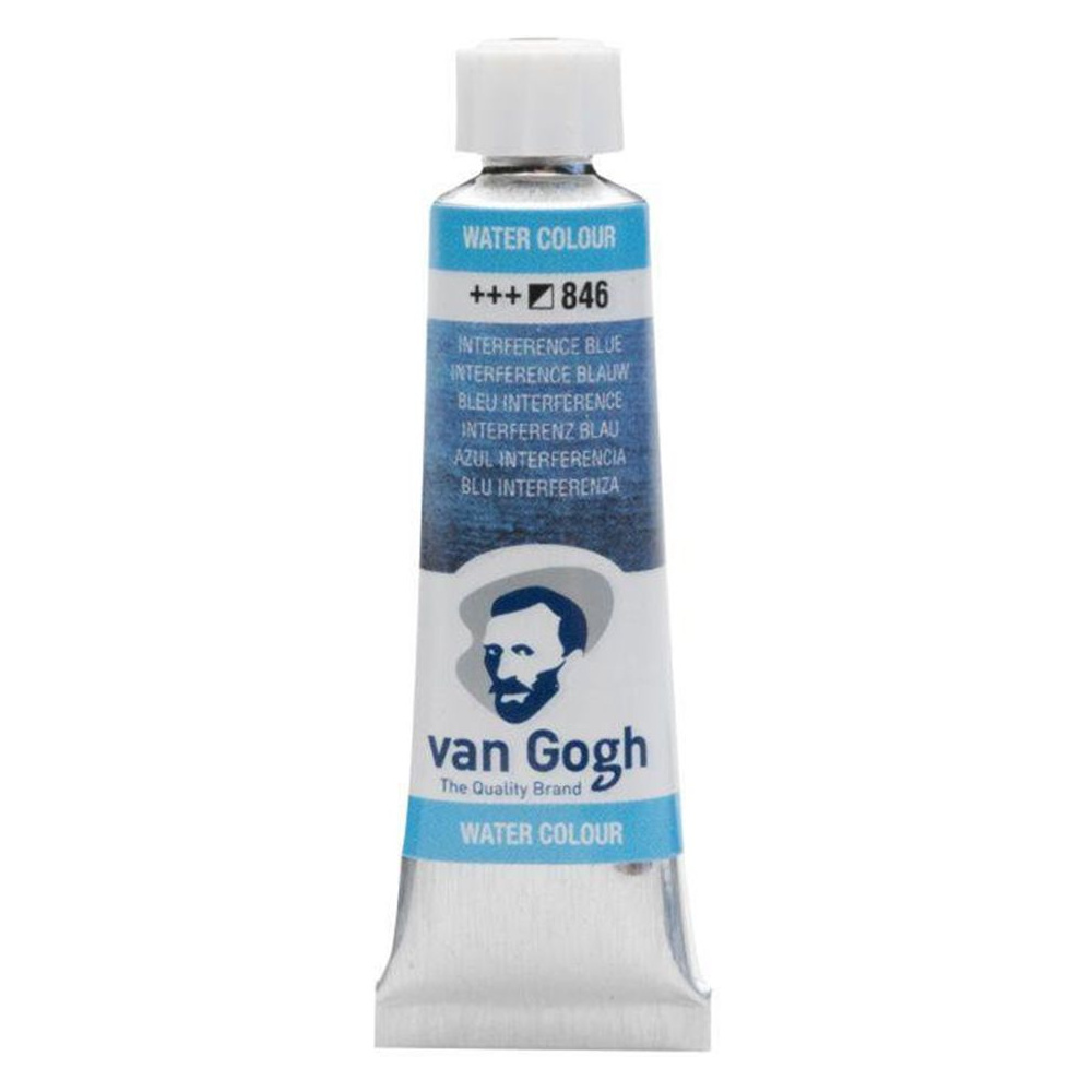 Краски акварельные "Van Gogh", 846 интерферентный синий, 10 мл, туба