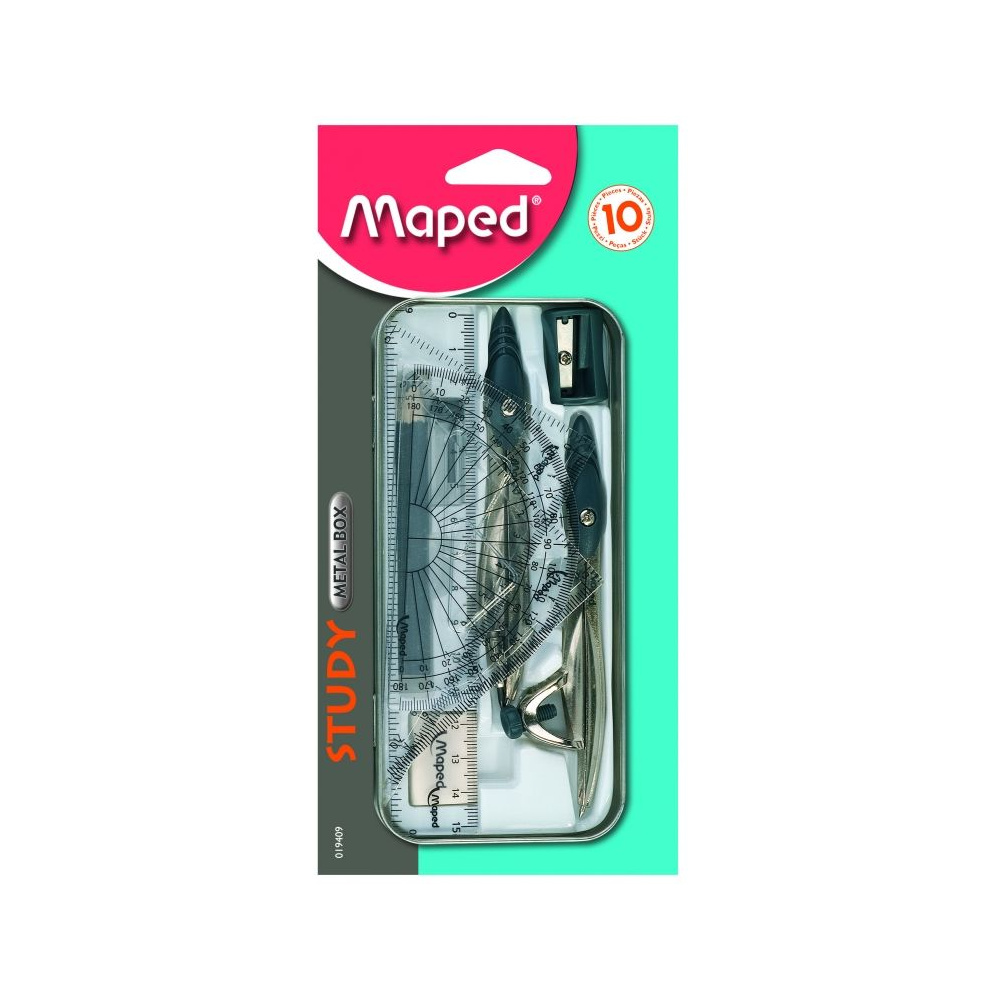 Готовальня "Study Set", 10 предметов - 3