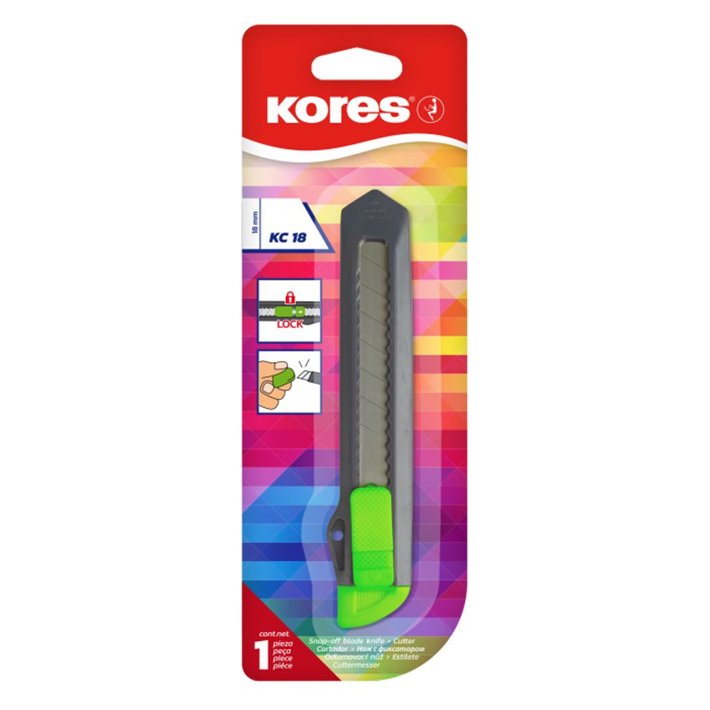 Нож для бумаги "Kores", 1.8 см - 4