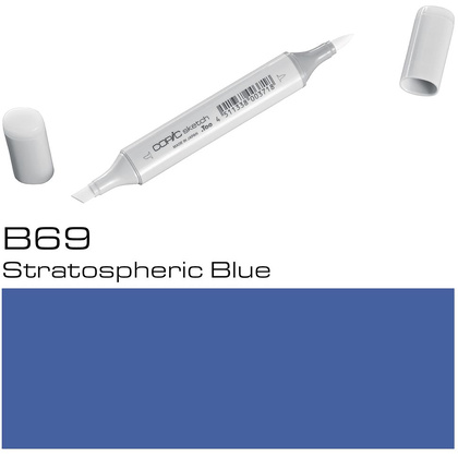 Маркер перманентный "Copic Sketch", B-69 стратосферный синий