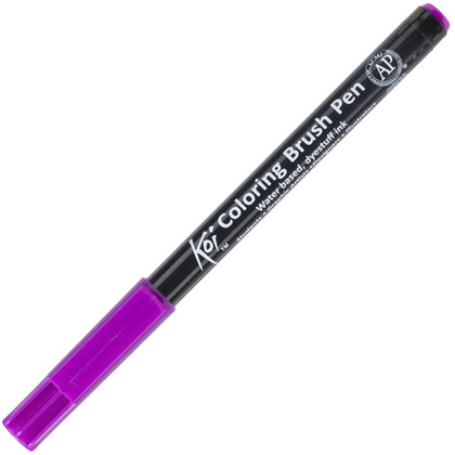 Маркер акварельный "Koi Color Brush", бордо
