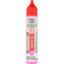 Контур декоративный "EFFECT LINER", 28 мл, 3501 розовый жирный