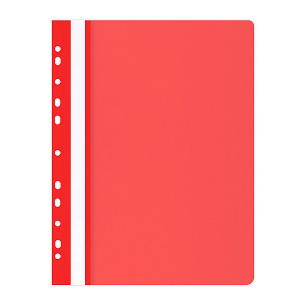Папка-скоросшиватель с перфорацией "Office Product", А4, красный