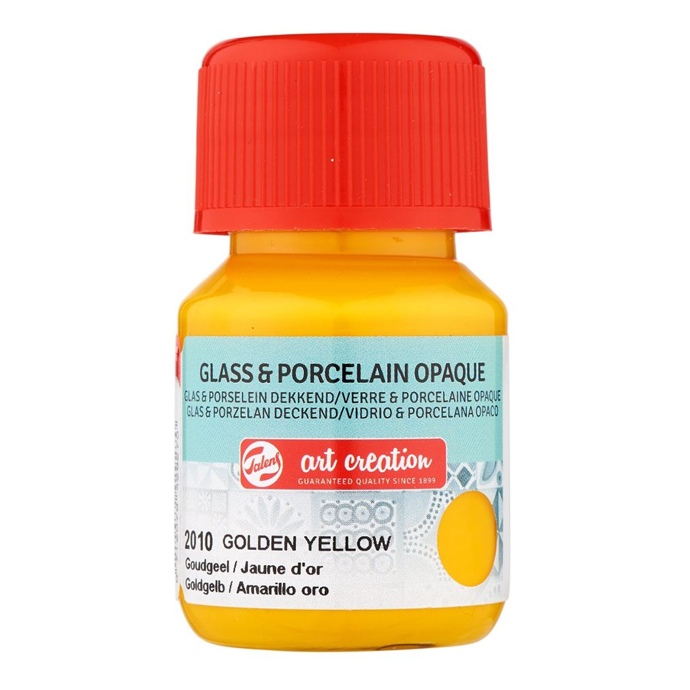 Краски декоративные "GLASS&PORCELAIN OPAQUE", 30 мл, 2010 золотисто-желтый