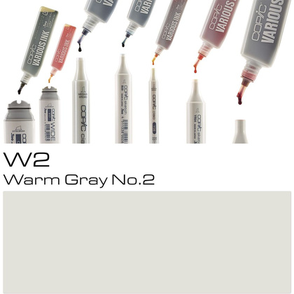 Чернила для заправки маркеров "Copic", W-2 теплый серый №2 - 2