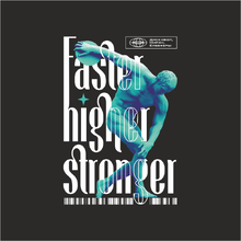 Коврик для мыши "Faster higher stronger", 235x196x3 мм