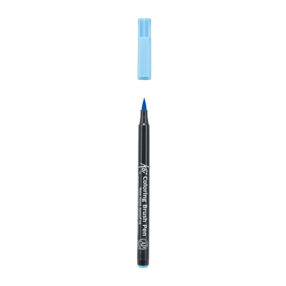 Маркер акварельный "Koi Color Brush", голубой - 3