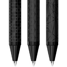 Ручка шариковая "DoubleBlack", 0,7 мм, черный, стерж. синий