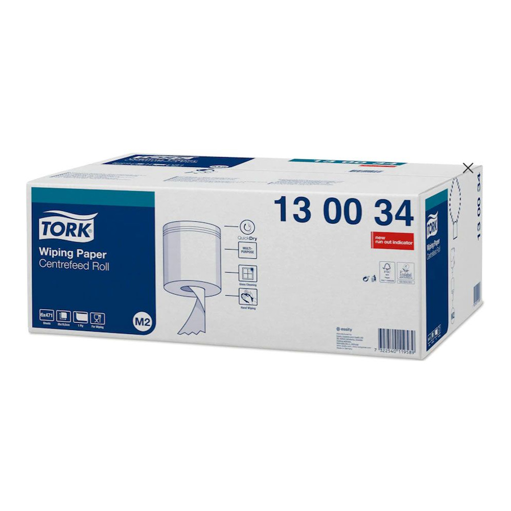 Протирочная бумага "Tork Premium" с центральной вытяжкой, М2 (130034) - 3
