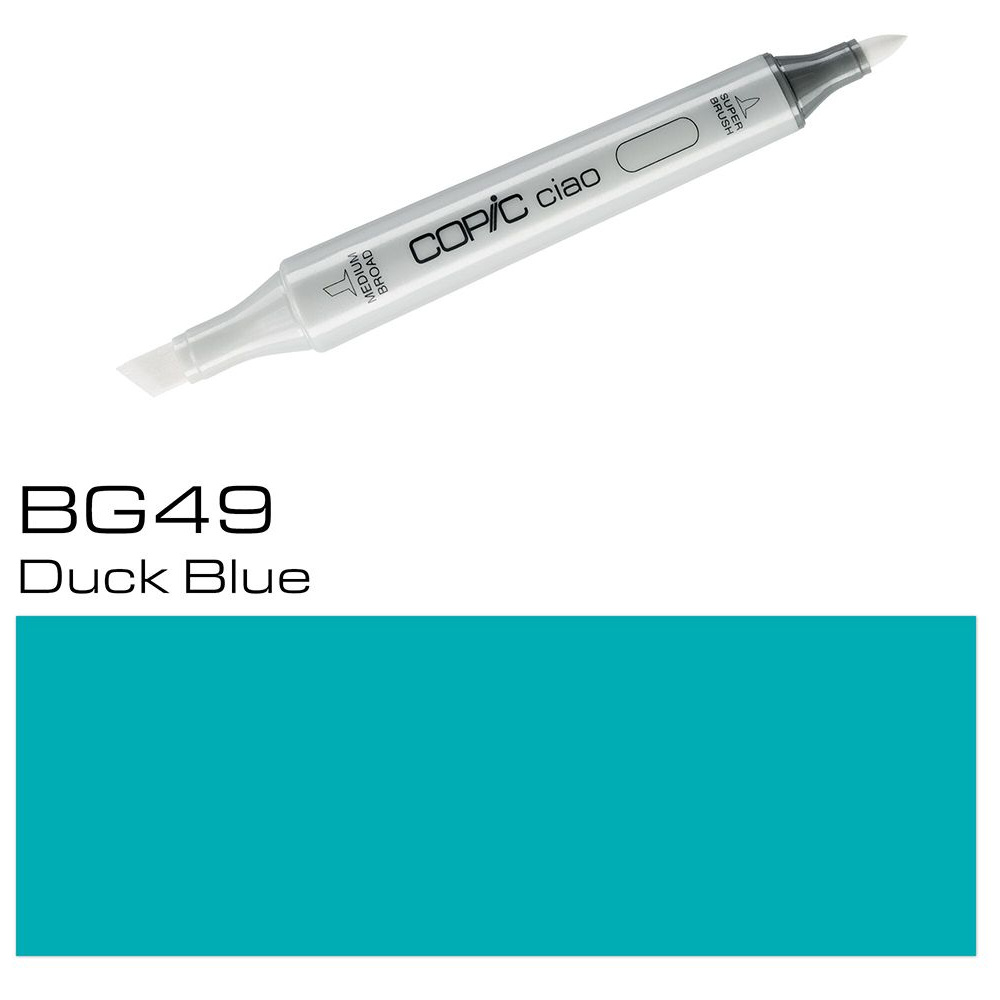 Маркер перманентный "Copic ciao", BG-49 утиный синий