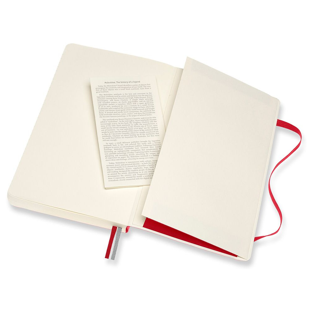 Блокнот "Classic Soft Expended Large", А5, 200 листов, линейка, красный - 5